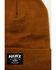 Image #2 - Hawx Men's Fleece Lined Work Beanie , Pecan, hi-res