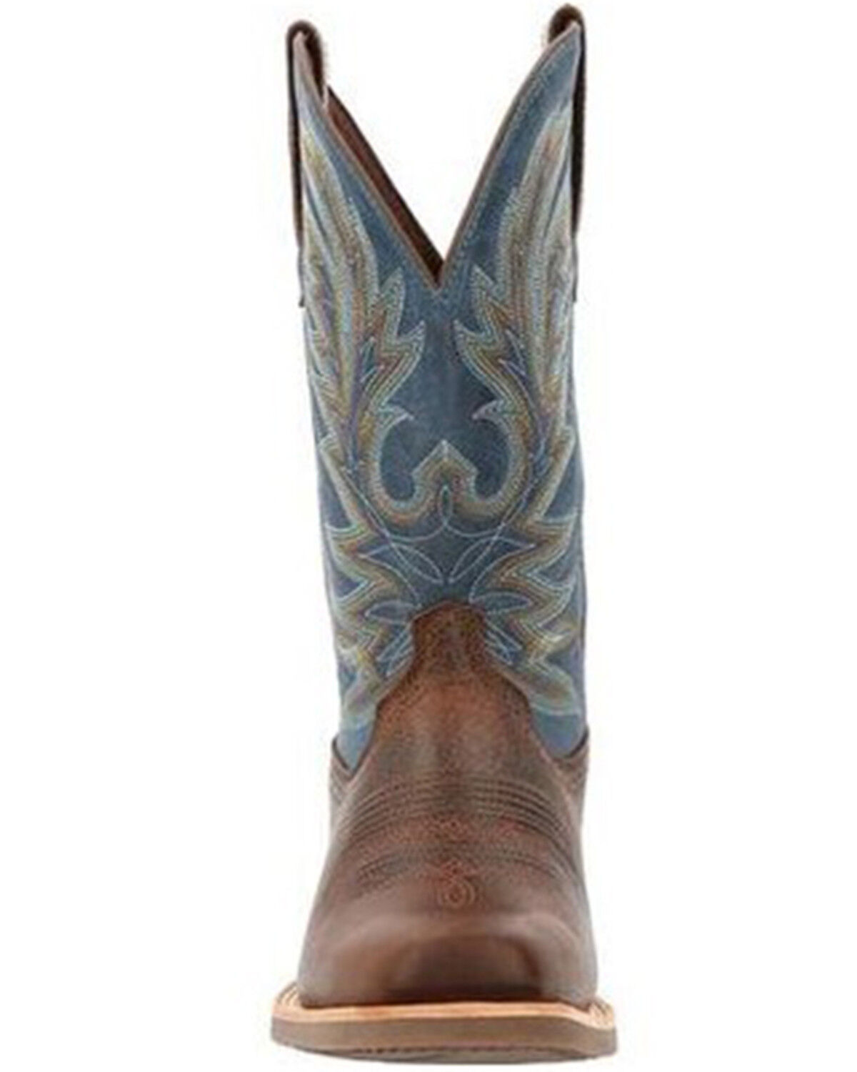 Image #4 - Durango Men's Rebel Pro Denim Western Performance Boots - Square Toe, Brown, hi-res