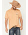 Image #2 - Wrangler Men's Long Live Cowboys Short Sleeve Graphic T-Shirt, Gold, hi-res