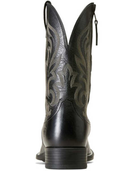 Image #3 - Ariat Men's Ultra Performance Western Boots - Broad Square Toe, Black, hi-res
