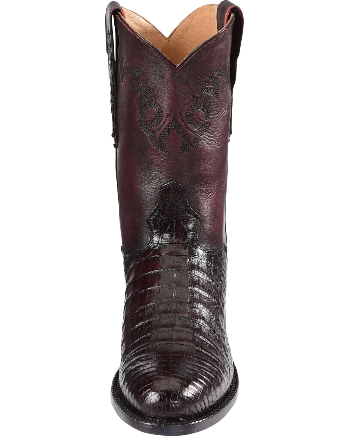black cherry roper boots