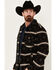 Image #2 - Powder River Outfitters by Panhandle Men's Berber Multicolor Zip Snap Jacket, Charcoal, hi-res
