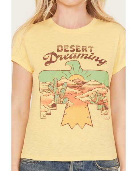 White Crow Women's Desert Dreaming Short Sleeve Graphic Tee, Mustard, hi-res