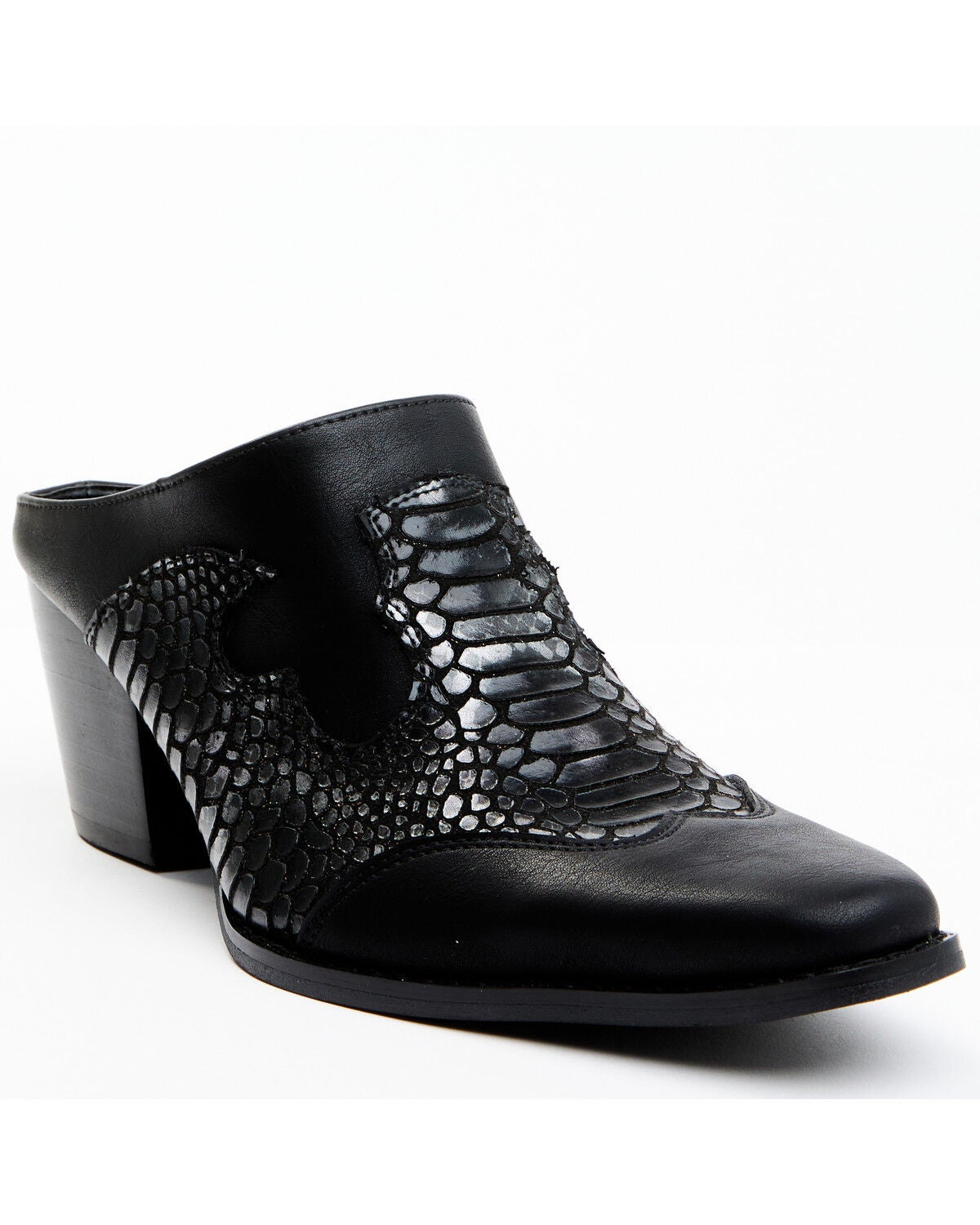 Coconuts by Matisse Women's Peyton Western Mule - Pointed Toe, Black, hi-res