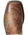 Image #4 - Ariat Women's Bright Eyes II Western Performance Boots - Broad Square Toe, Brown, hi-res