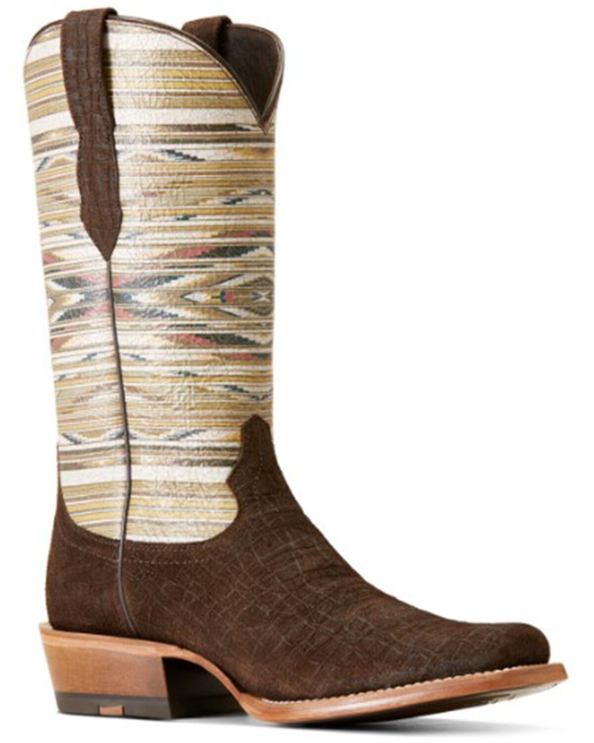 Image #1 - Ariat Men's Futurity Chimayo Western Boots - Square Toe, Brown, hi-res