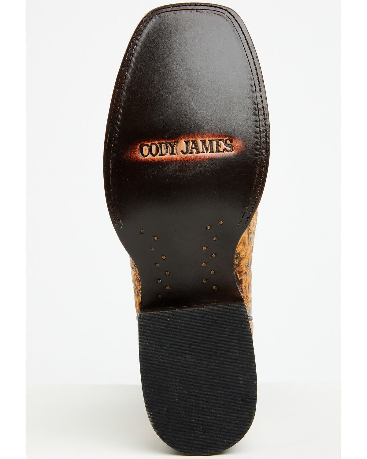 Image #7 - Cody James Men's Solridge Western Boots - Broad Square Toe, Tan, hi-res