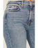 Image #2 - 7 For All Mankind Women's Medium Wash Logan Stovepipe High Rise Crystal Cropped Stretch Straight Jeans, Medium Wash, hi-res