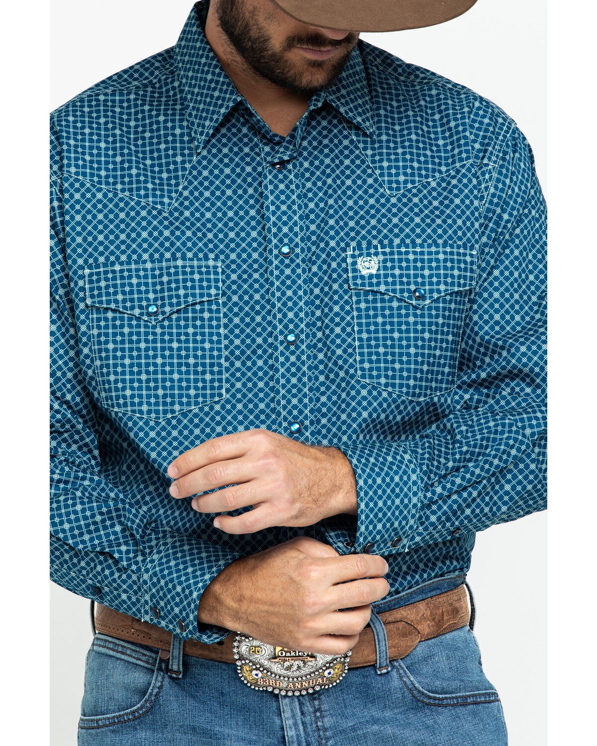 mens long sleeve western shirts with snaps