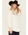 Image #2 - Ariat Women's Studded Horse Long Sleeve Snap Western Shirt, White, hi-res
