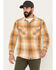 Image #1 - Pendleton Men's Beach Shack Plaid Print Long Sleeve Button Down Western Shirt, Lt Brown, hi-res
