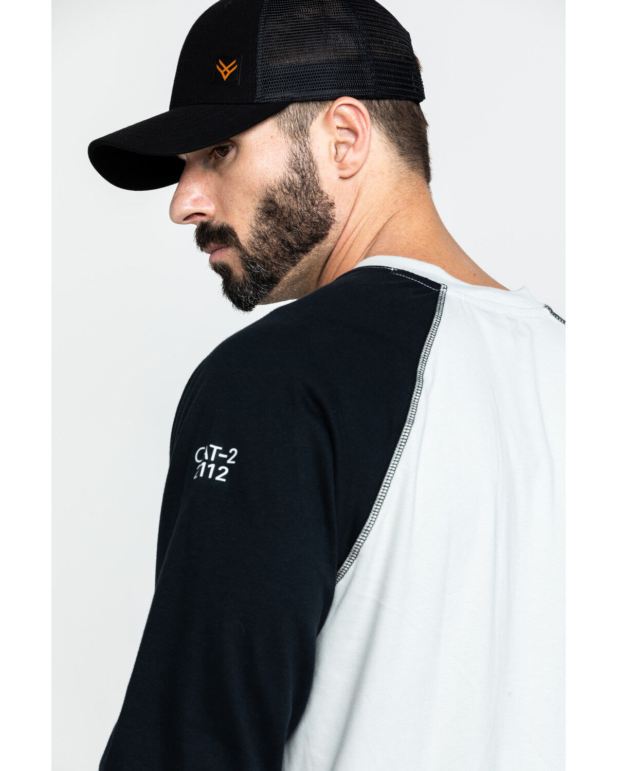 Image #5 - Cinch Men's FR Baseball Pocket Henley Long Sleeve Work Shirt , , hi-res