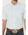 Moonshine Spirit Men's River Delta Small Plaid Short Sleeve Snap Western Shirt , Cream, hi-res