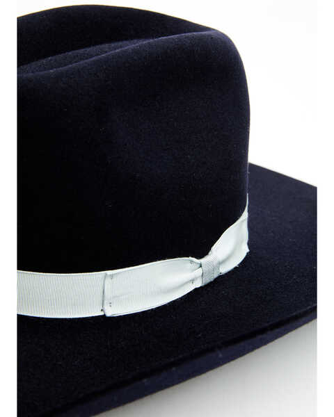 Serratelli Men's 6X Cattleman Fur Felt Western Hat , Navy, hi-res