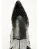 Image #6 - Azalea Wang Women's Nella Over The Knee Embellished Fringe Tall Fashion Boots - Snip Toe, Black, hi-res