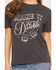 Image #3 - White Crow Women's Make It A Double Short Sleeve Oversized Graphic Tee, Black, hi-res