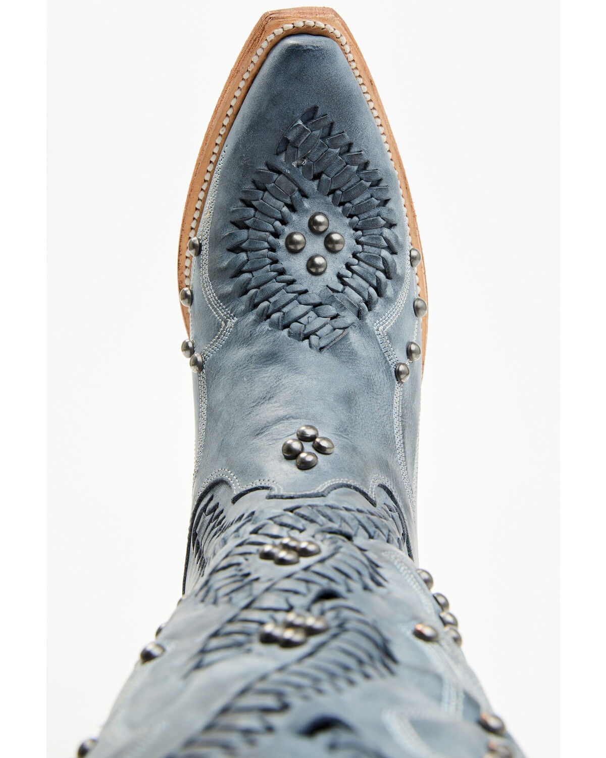 Image #6 - Lane Women's Cossette Western Boots - Snip Toe, Blue, hi-res