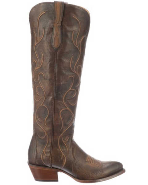 Image #2 - Lucchese Women's Peri Western Boots - Round Toe, , hi-res