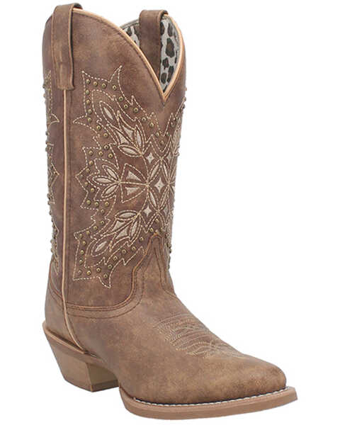 Laredo Women's Journee Western Boots - Medium Toe , Brown, hi-res