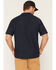 Image #4 - Carhartt Men's Loose Fit Short Sleeve Pocket Polo, Navy, hi-res