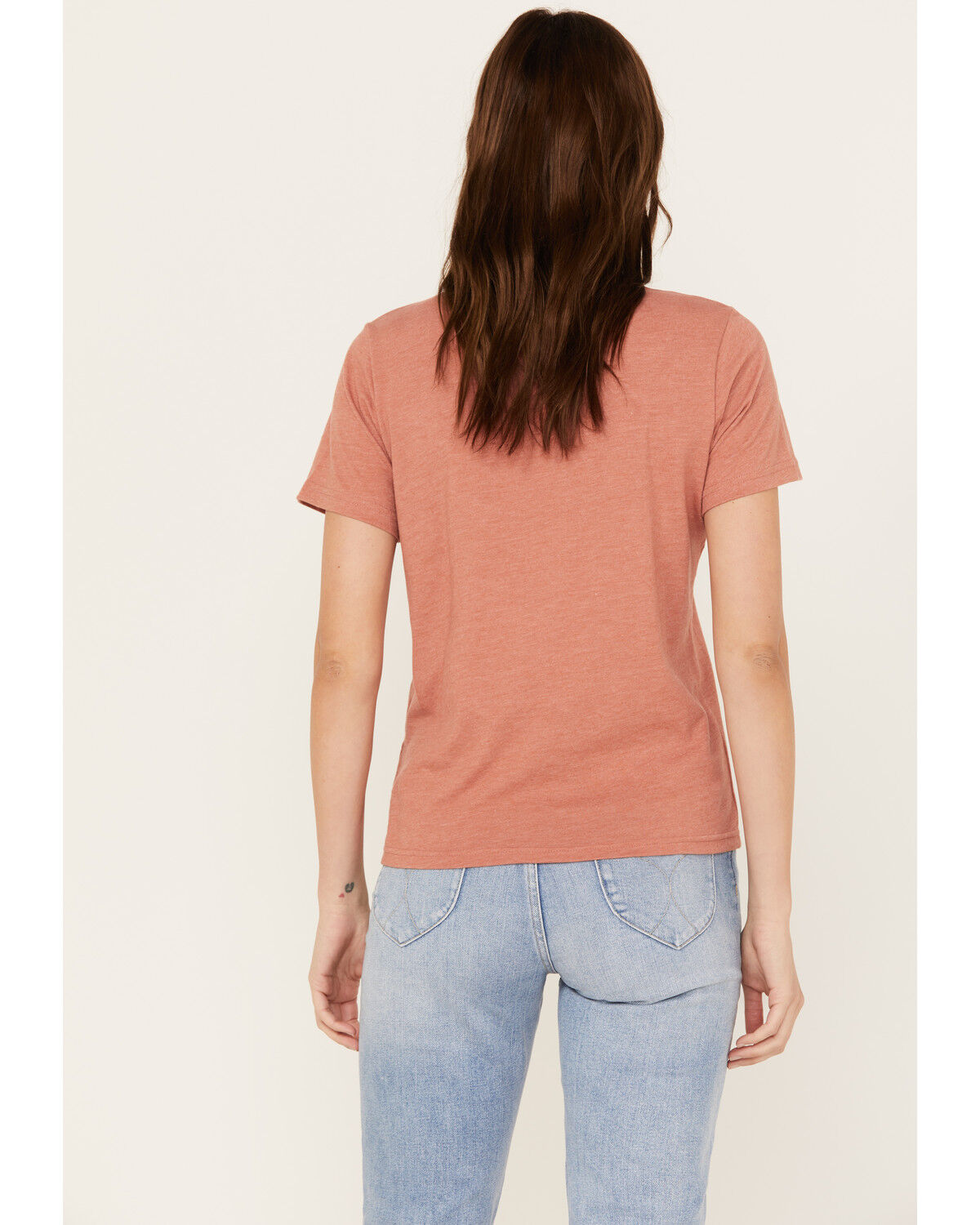 Image #4 - Wrangler Women's Boot Barn Exclusive For the Ride Short Sleeve Graphic Tee, Rust Copper, hi-res