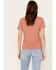 Image #4 - Wrangler Women's Boot Barn Exclusive For the Ride Short Sleeve Graphic Tee, Rust Copper, hi-res
