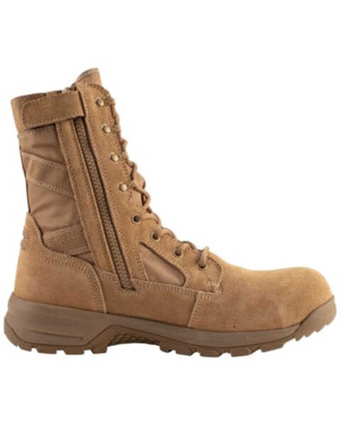 Image #2 - Belleville Men's 8" Hot Weather Lightweight Side-Zip Tactical Boots - Composite Toe , Coyote, hi-res