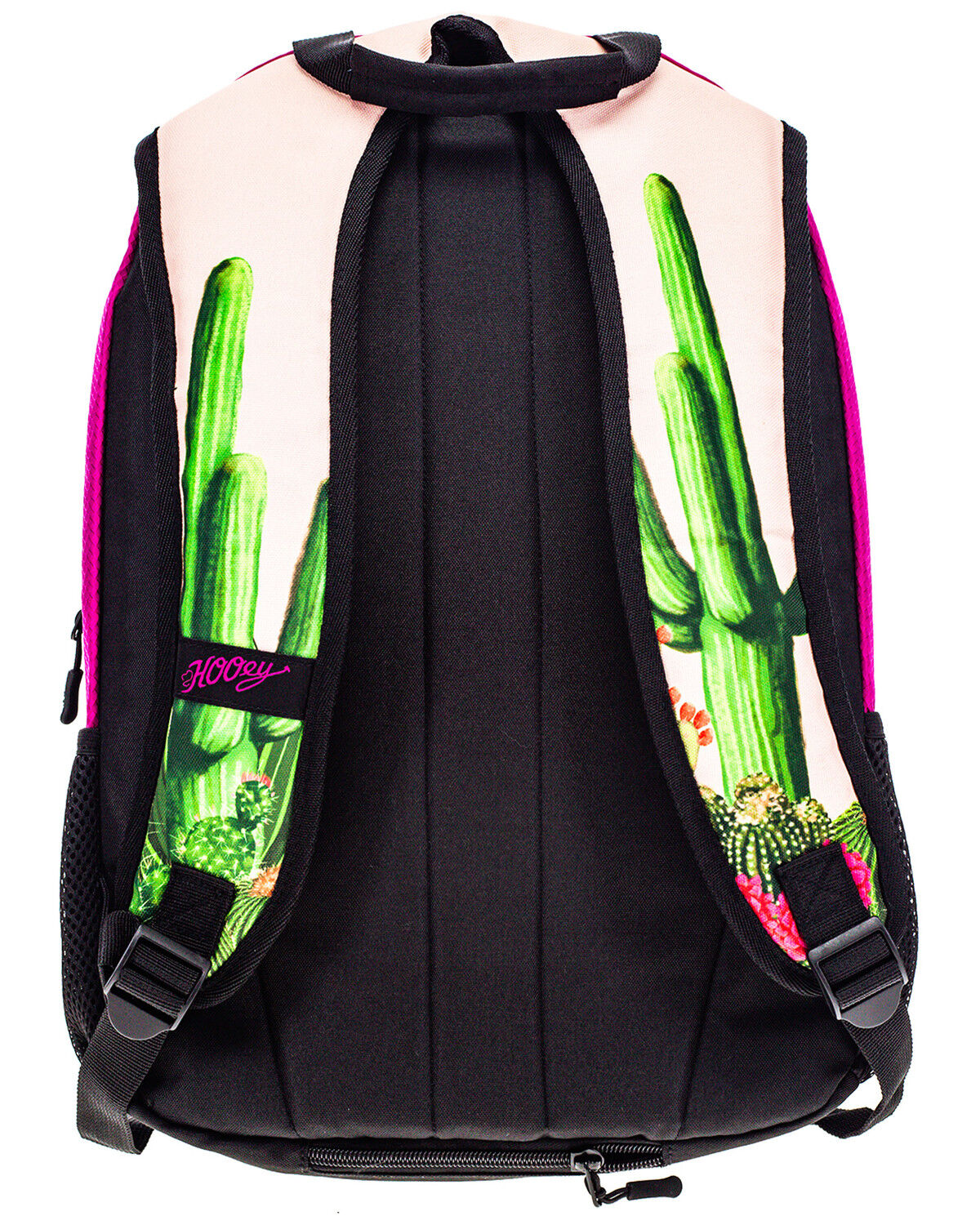 Image #2 - Hooey Rockstar Cactus Print Backpack, Pink, hi-res