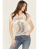 Image #1 - Originality Women's Lace Short Sleeve Graphic Tee, Cream, hi-res
