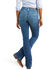 Image #3 - Ariat Women's R.E.A.L Mid Rise Patricia Stretch Main Bootcut Jeans , Blue, hi-res