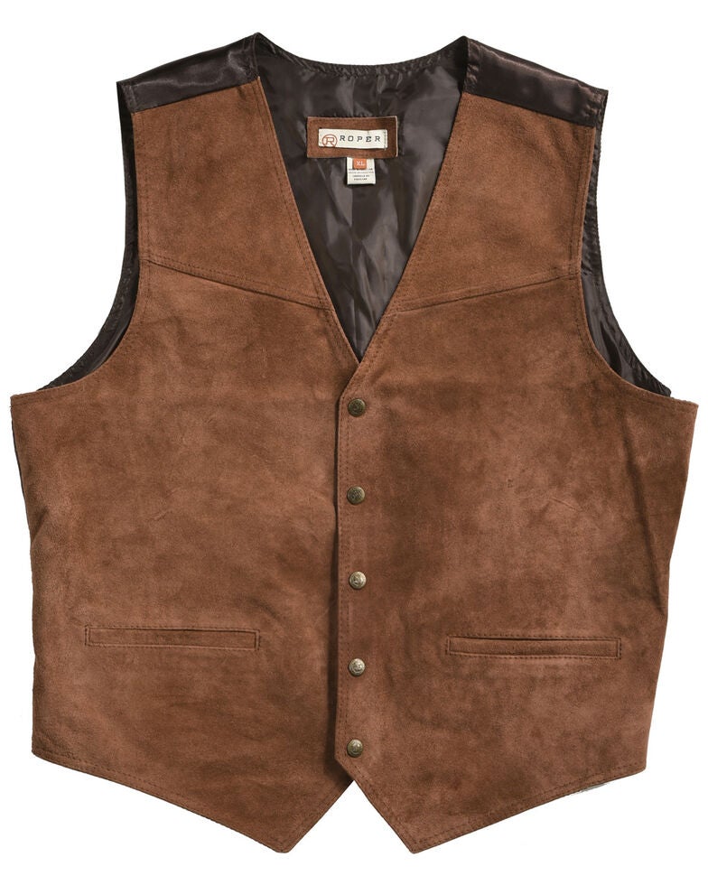 Men's Western & Cowboy Vests Wool, Suede Sheplers