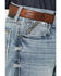 Image #2 - Ariat Men's M2 Stirling Light Wash Relaxed Fit Stretch Bootcut Denim Jeans, Blue, hi-res