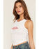 Image #2 - Los Sundays Women's Tequila & Country Graphic Tank Top, White, hi-res