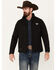 Image #2 - Cowboy Hardware Men's Hecho En Mexico Softshell Jacket, Black, hi-res
