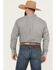 Image #4 - Rodeo Clothing Men's Geo Print Long Sleeve Button-Down Shirt, Grey, hi-res