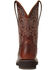 Image #3 - Ariat Women's Delilah Western Performance Boots - Broad Square Toe, Brown, hi-res