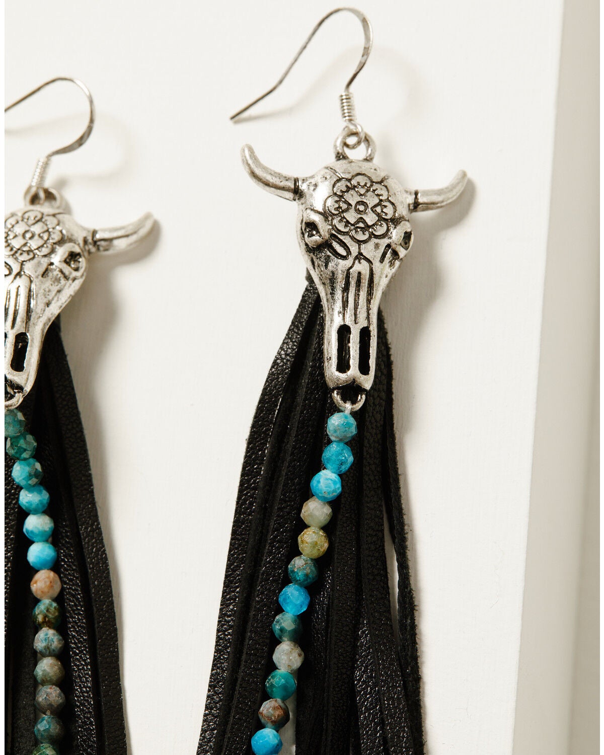 Image #2 - Idyllwind Women's Bethany Fringe Earrings, Black, hi-res