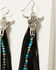 Image #2 - Idyllwind Women's Bethany Fringe Earrings, Black, hi-res