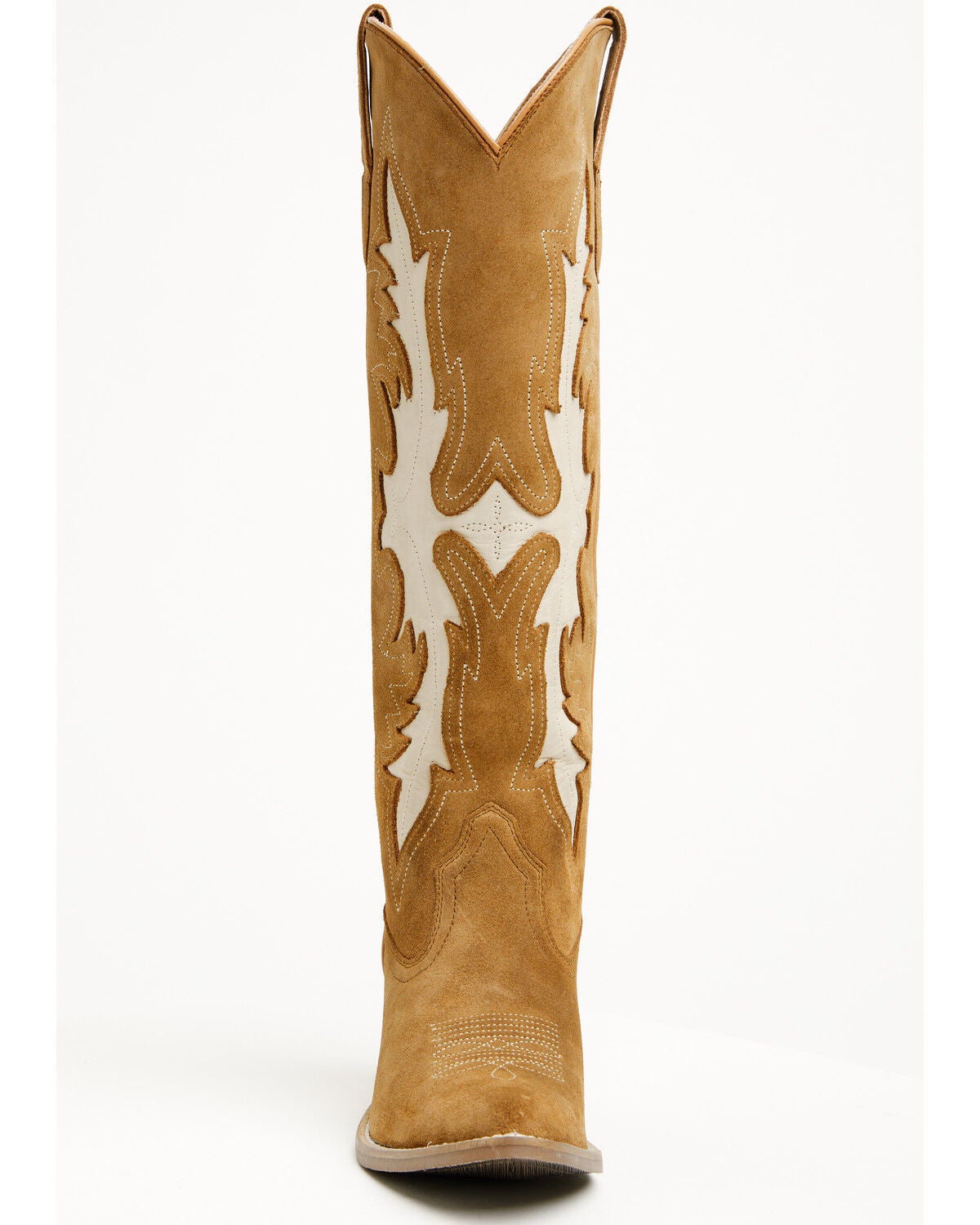 Image #4 - Idyllwind Women's Fire and Reign Tall Suede Western Boots - Round Toe, Tan, hi-res