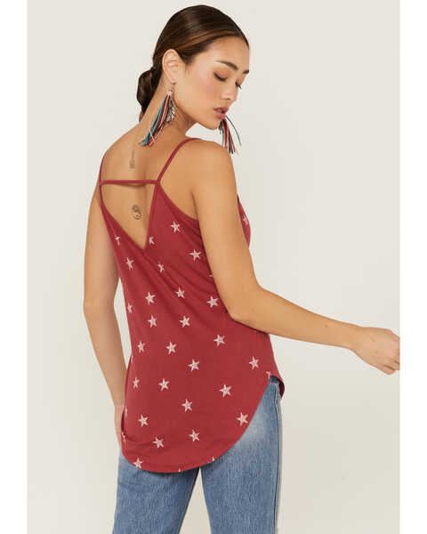 Image #3 - Shyanne Women's Star Print Cami, Red, hi-res
