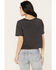 Image #4 - White Crow Women's You Had Me At Ranch Water Short Sleeve Cropped Graphic Tee, Black, hi-res