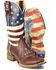 Image #2 - Tin Haul Women's USA 1776-2026 Western Boots - Broad Square Toe, Red, hi-res
