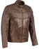 Image #1 - Milwaukee Leather Men's Stand Up Collar Leather Jacket, Brown, hi-res