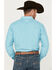 Image #4 - Wrangler Men's Solid Long Sleeve Button-Down Performance Western Shirt, Blue, hi-res