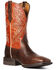 Ariat Men's Qualifier Western Performance Boots - Square Toe, Brown, hi-res