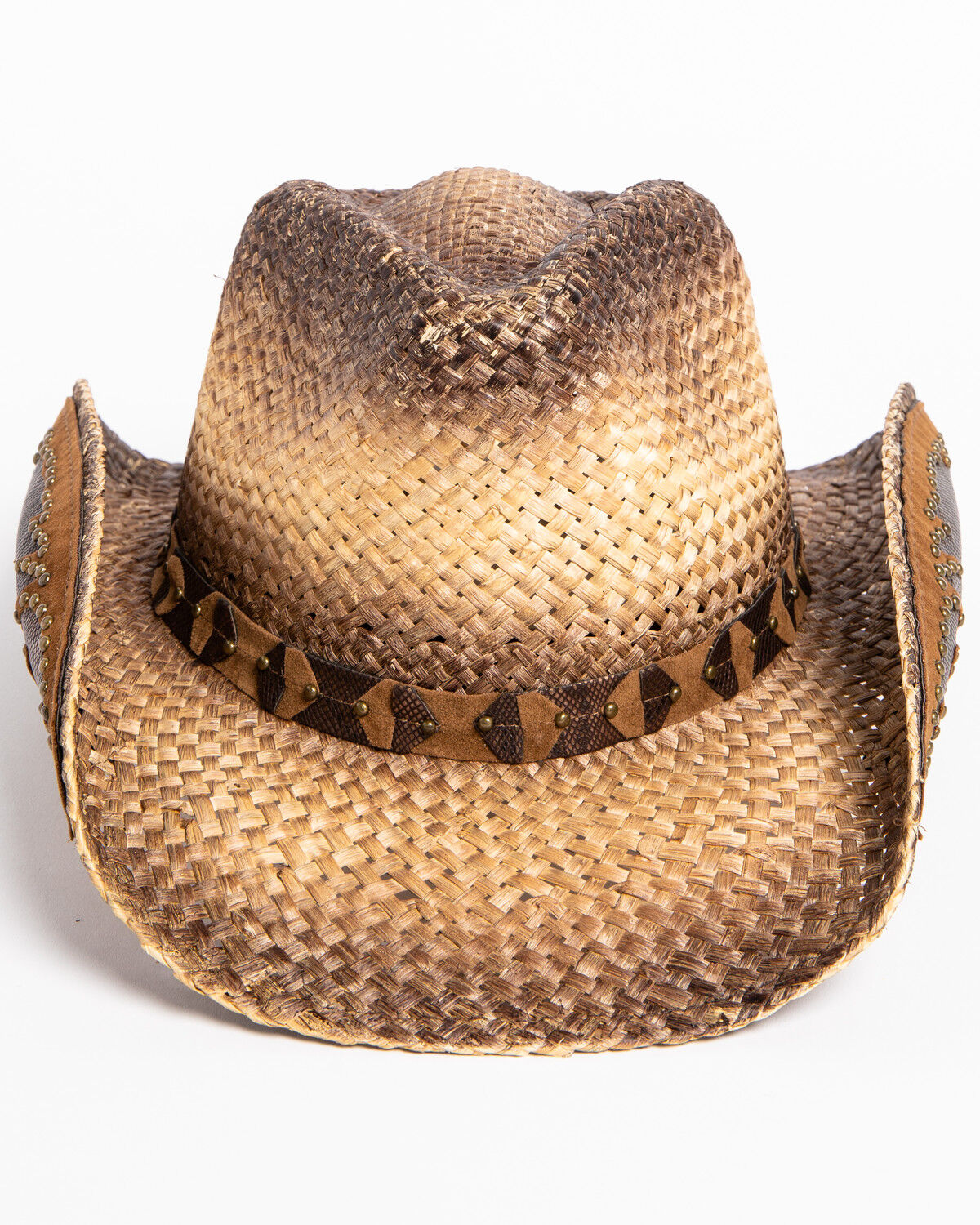 Image #3 - Shyanne Women's Rustic Straw Cowboy Hat, Brown, hi-res