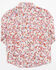Image #3 - Shyanne Toddler Girls' Ditsy Print Long Sleeve Snap Western Shirt, Ivory, hi-res