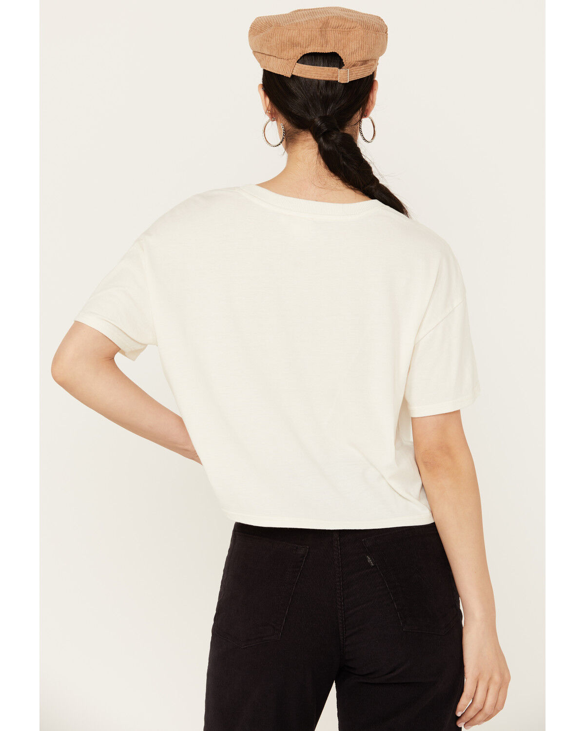 Image #4 - White Crow Women's Run Wild Short Sleeve Graphic Tee, Ivory, hi-res