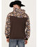 Image #4 - RANK 45® Men's Blatic Southwestern Print Hooded Sweatshirt, Coffee, hi-res