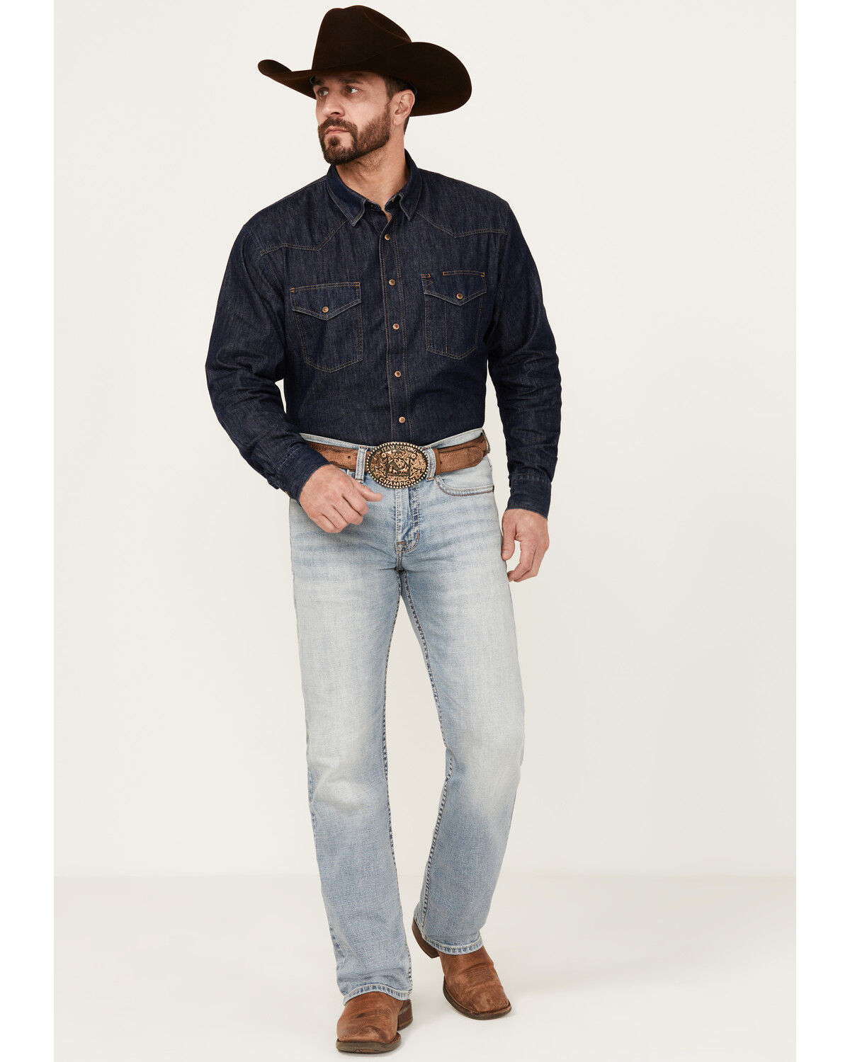 Image #1 - Cody James Men's Jackson Slim Straight Stretch Denim Jeans, Blue, hi-res